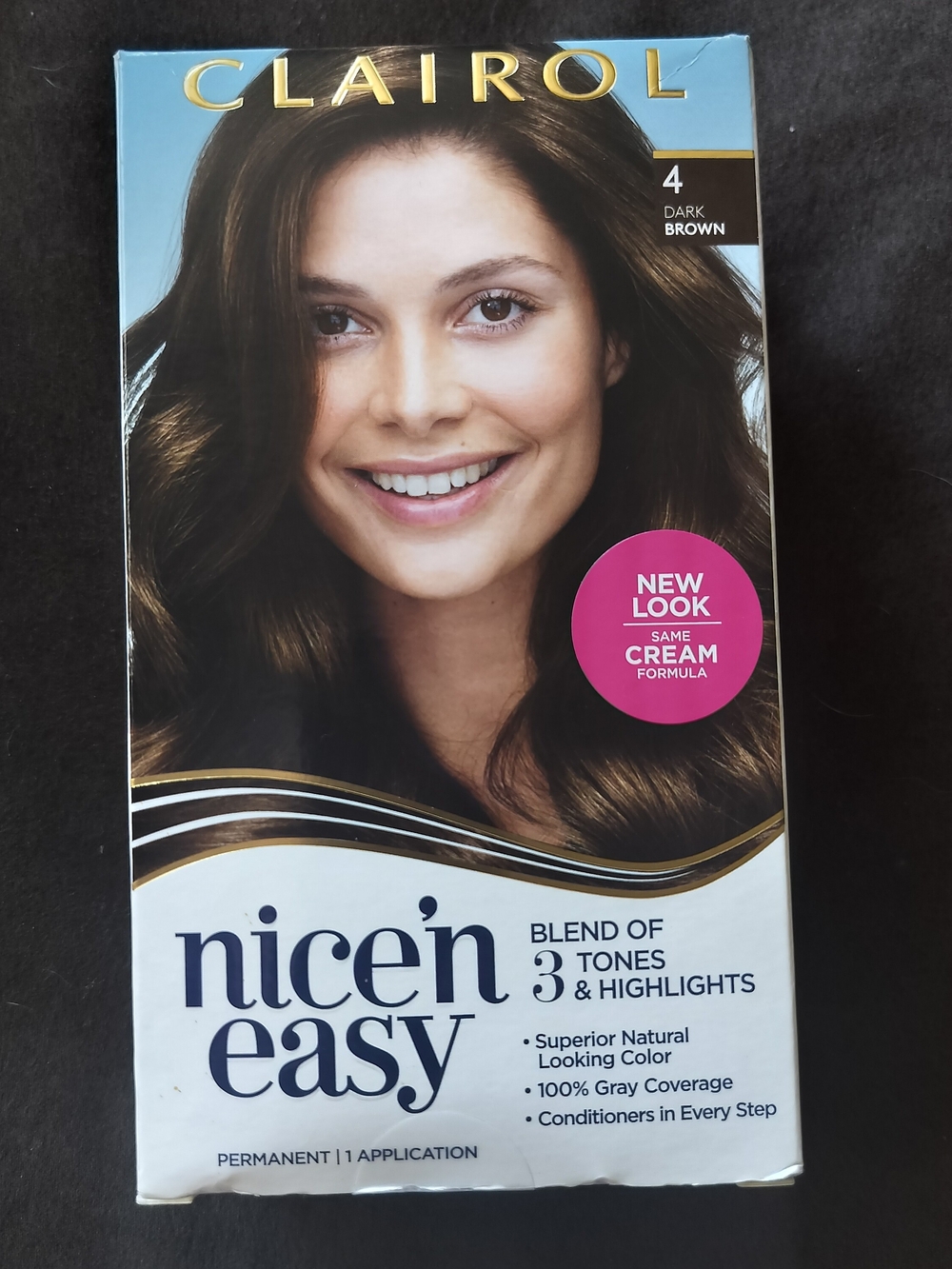 Clairol Nice'n Easy Permanent Hair Color - Dark Brown (4)